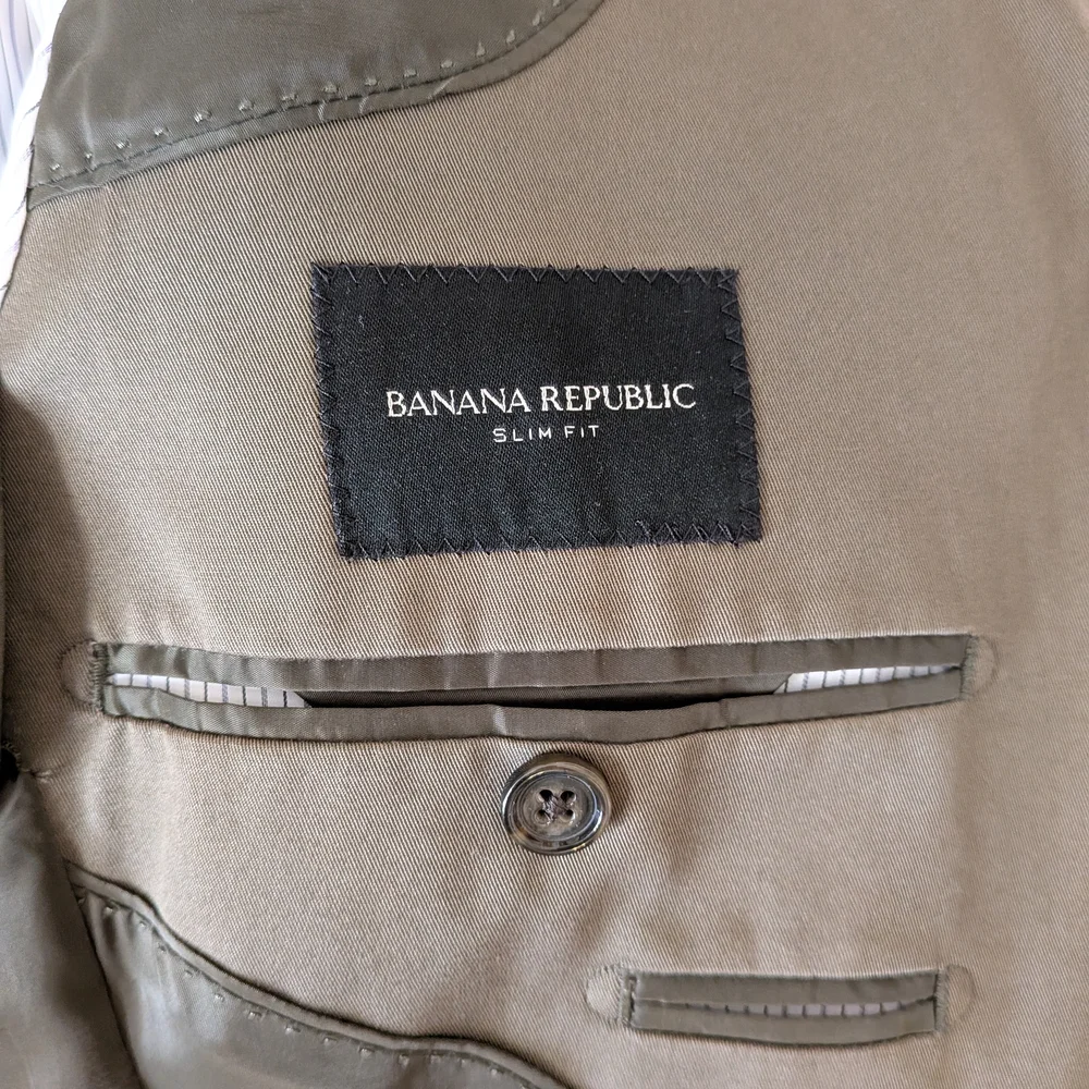 Banana Republic Men's Khaki Blazer